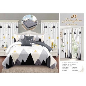 SET 8 PIESE LENJERIE CU DRAPERII DRA 11